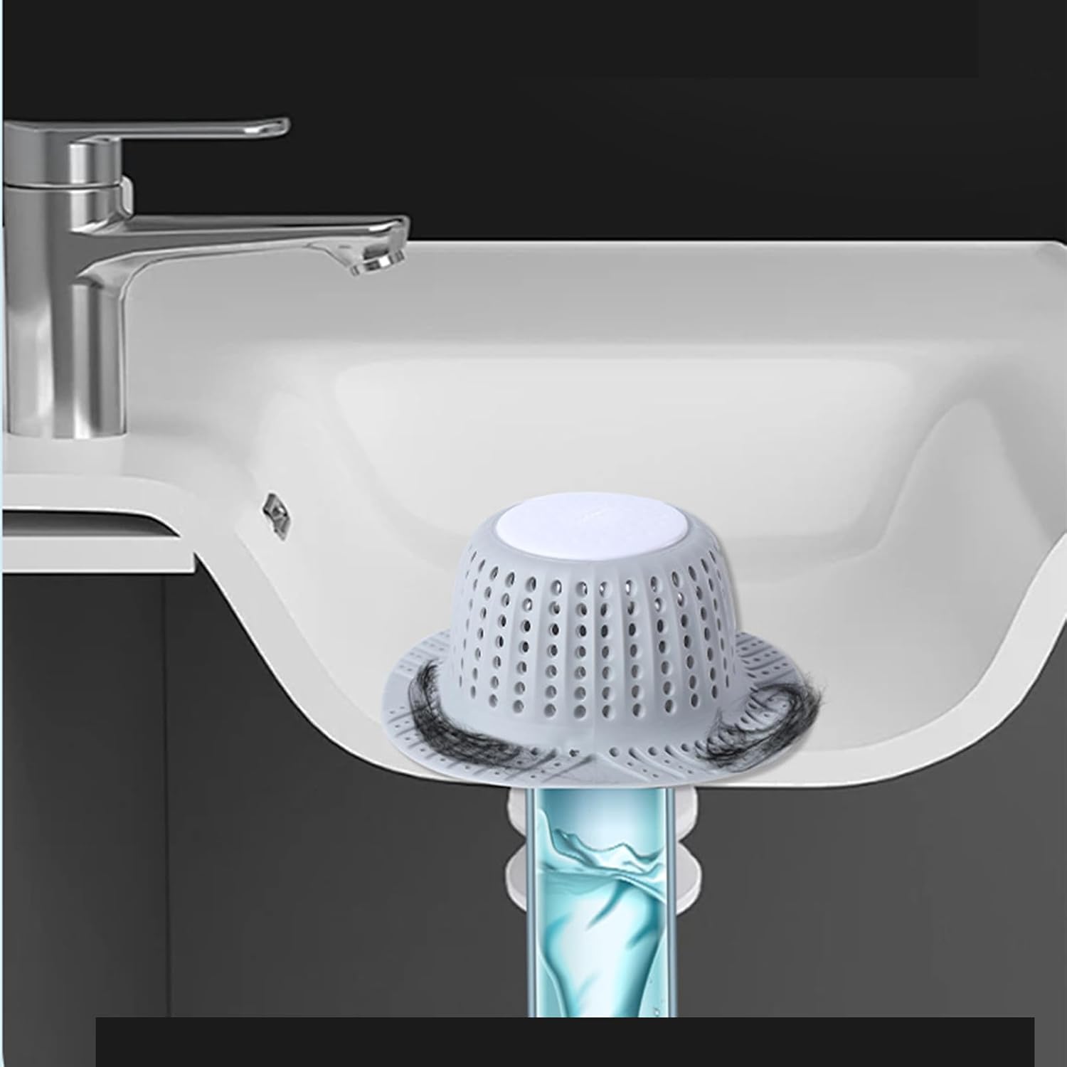 DIEKE Non-Deforming Silicone Bathtub Drain Stopper
