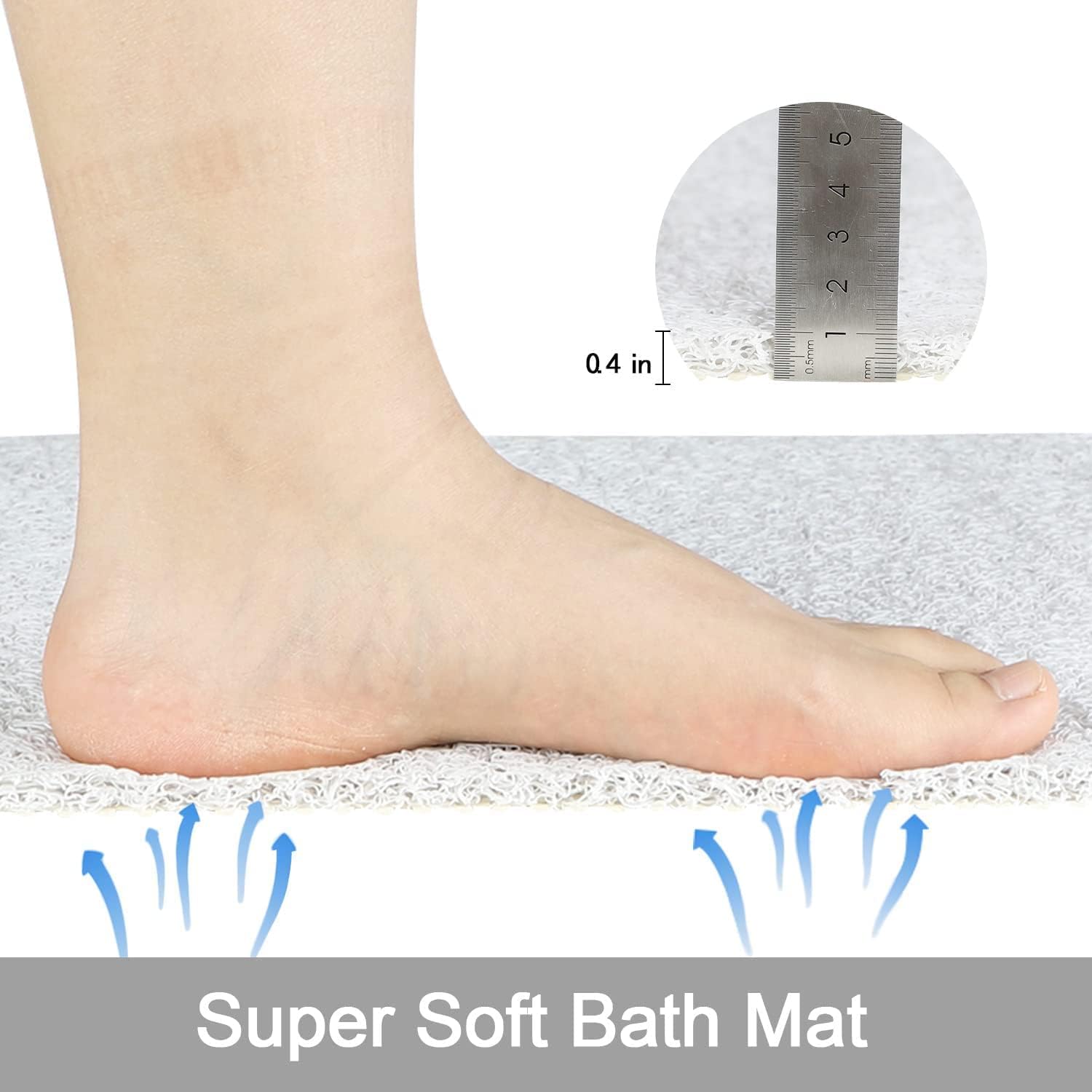 Secure Mat - Non-Slip Bath Mat for Shower Safety