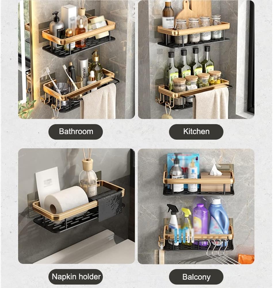 Golden Standard Shower Caddy with Drainage