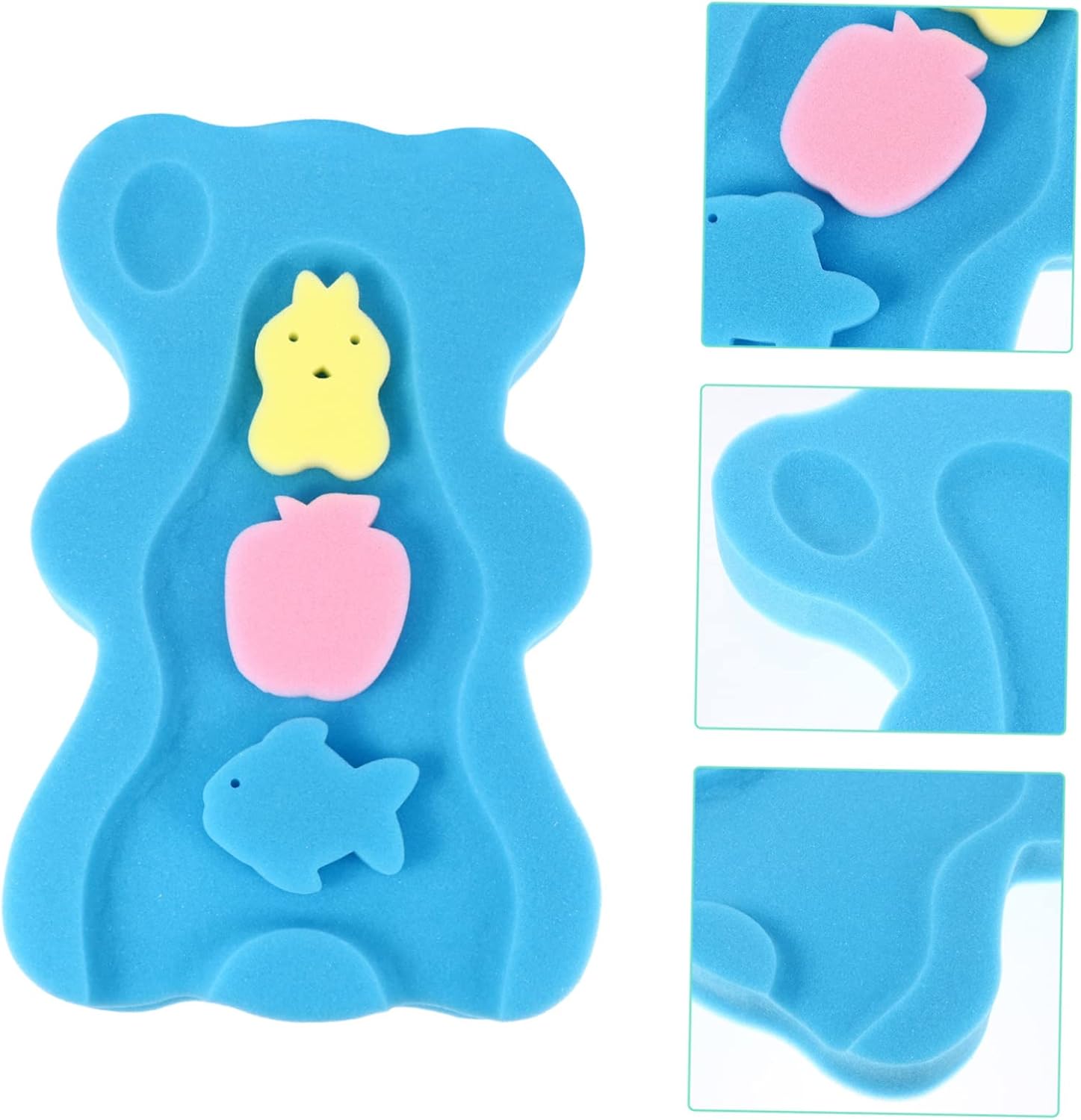 Abaodam Bath Sponge Cushion Non-Slip Mat for Kids