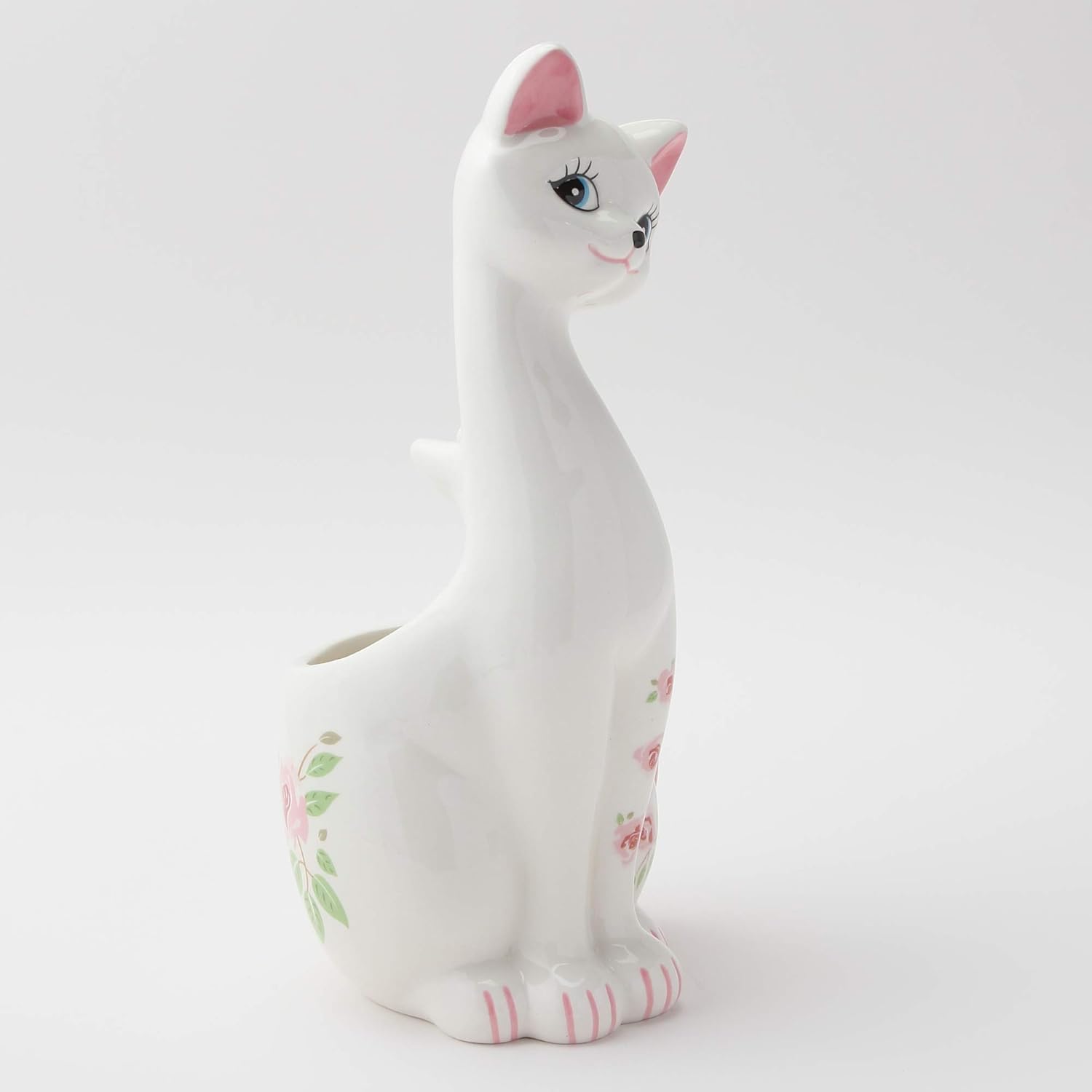Sunart Cute Cat Toilet Brush Stand with Brush 51 Inches Wide