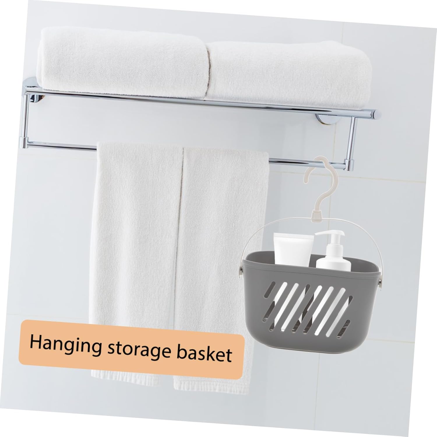 Ciieeo Hanging Shower Basket Modern Bathroom Accessory