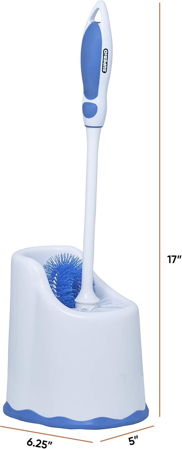 Superio Toilet Brush with Flange Plunger Set