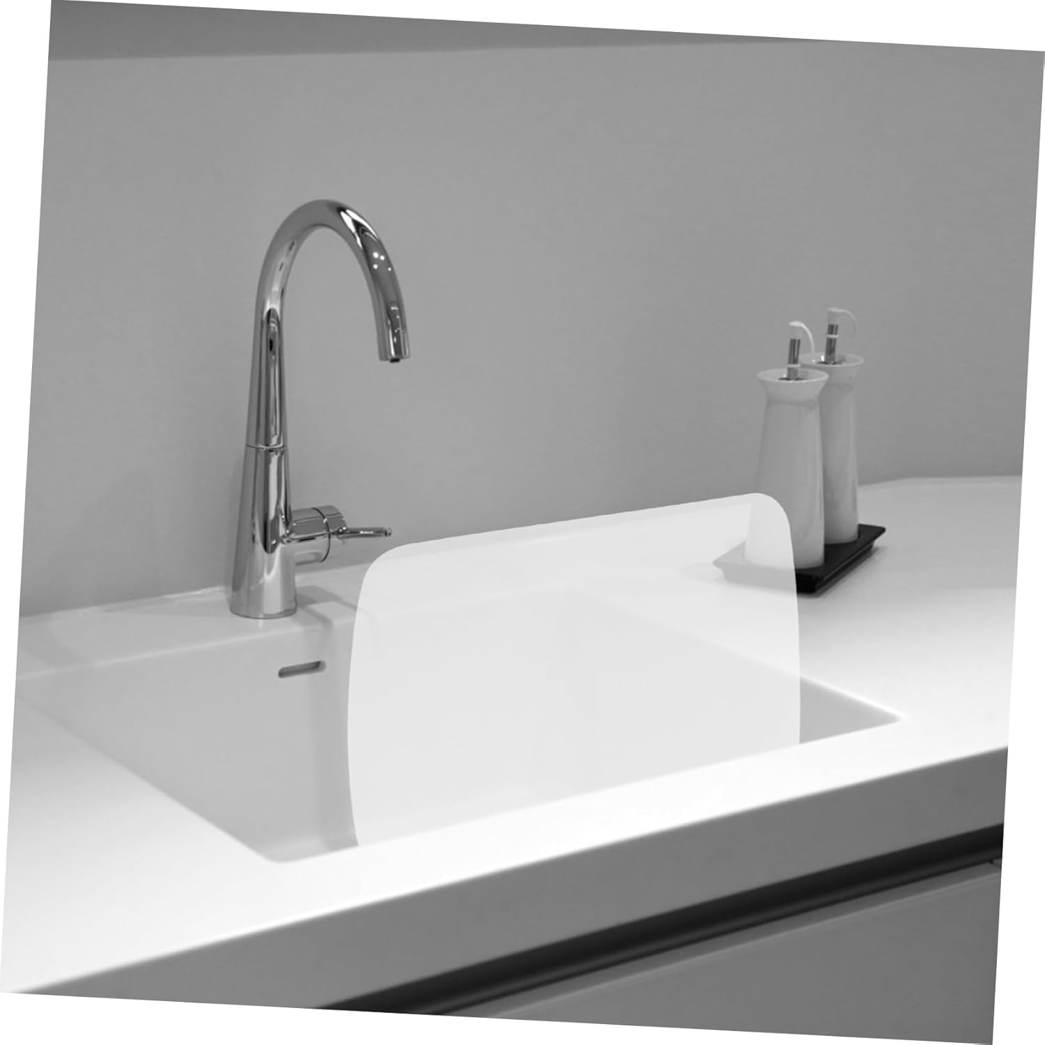 VICASKY 2Pcs Suction Cup Sink Barrier for Kitchen and Bathtub