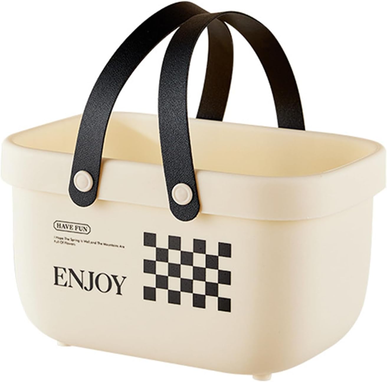 ASYWISH Home Shower Organizer Tote Basket with Handle