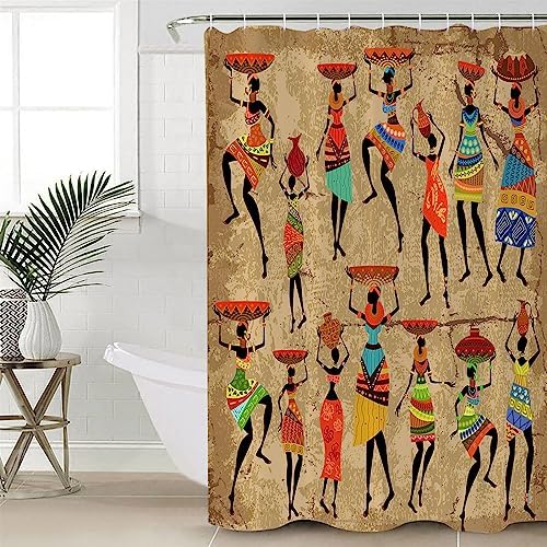ZOE GARDEN African Women Bohemian Bathroom Set
