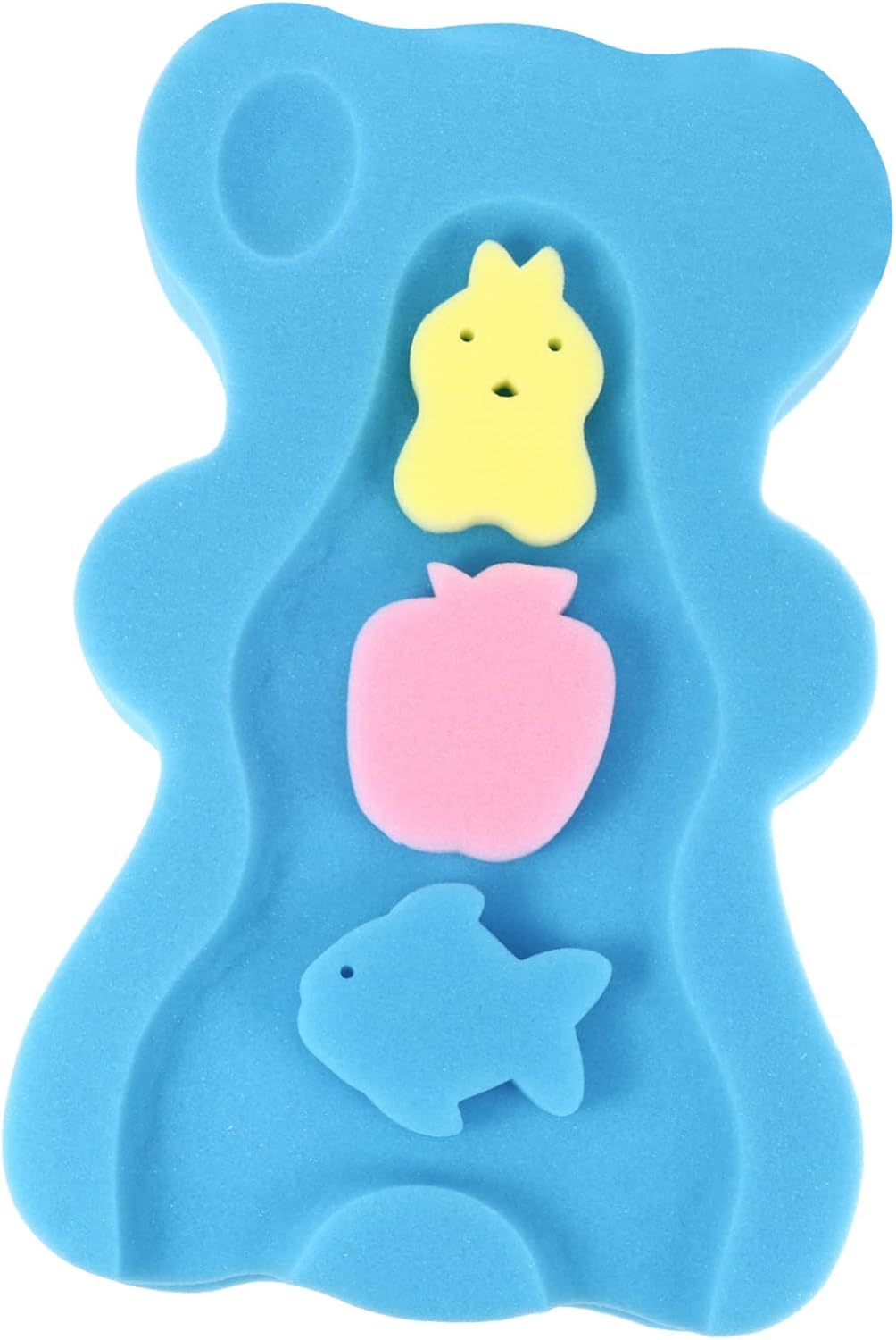 Lightweight Bear Bath Sponge Mat for Safe Bathing