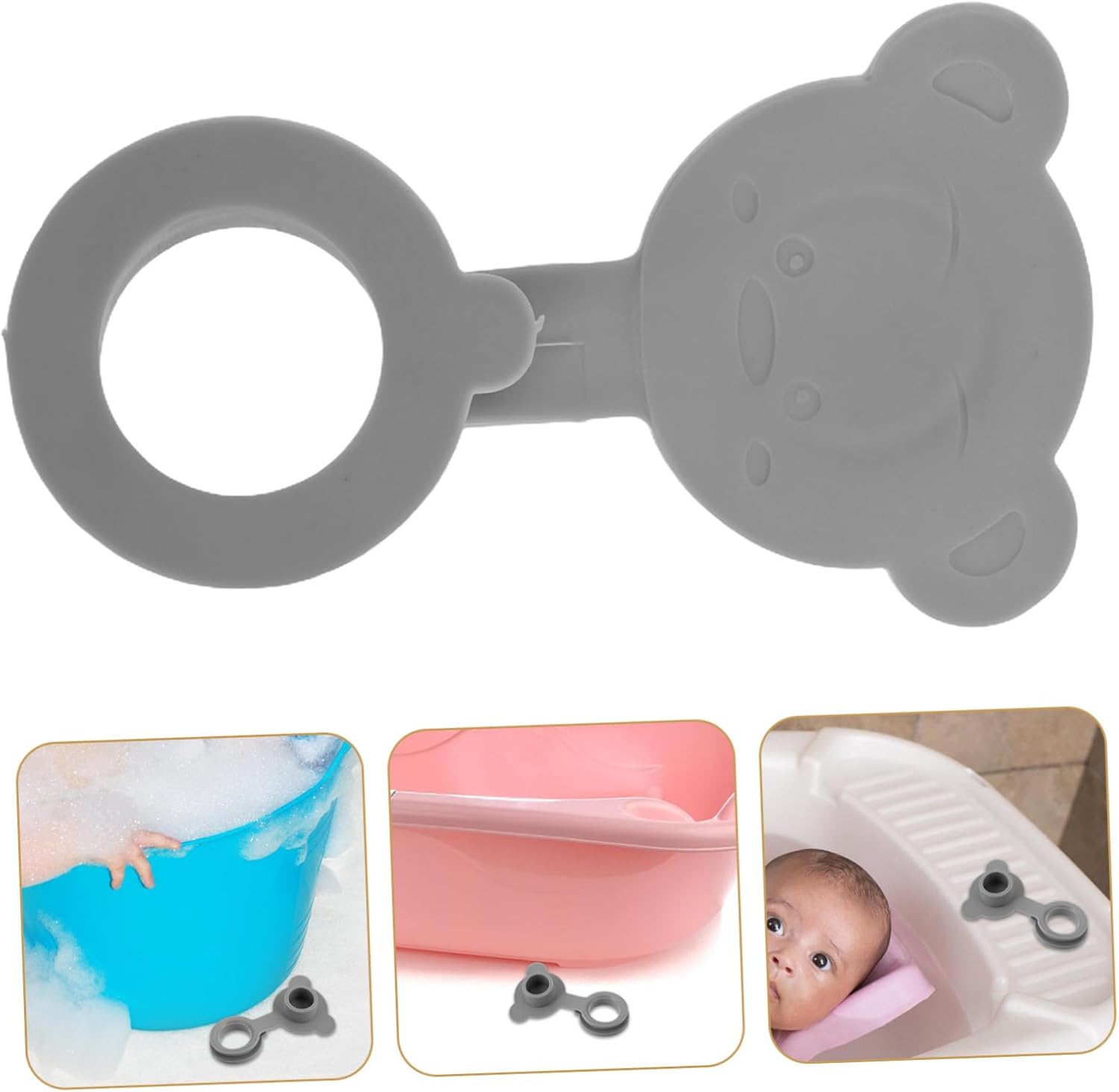 DIYEAH Silicone Bathtub Drain Stopper Universal Non-Slip