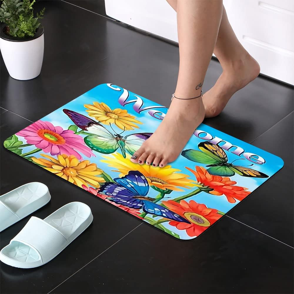 IMAYONDIA Super Absorbent Diatomaceous Earth Bath Mat 1