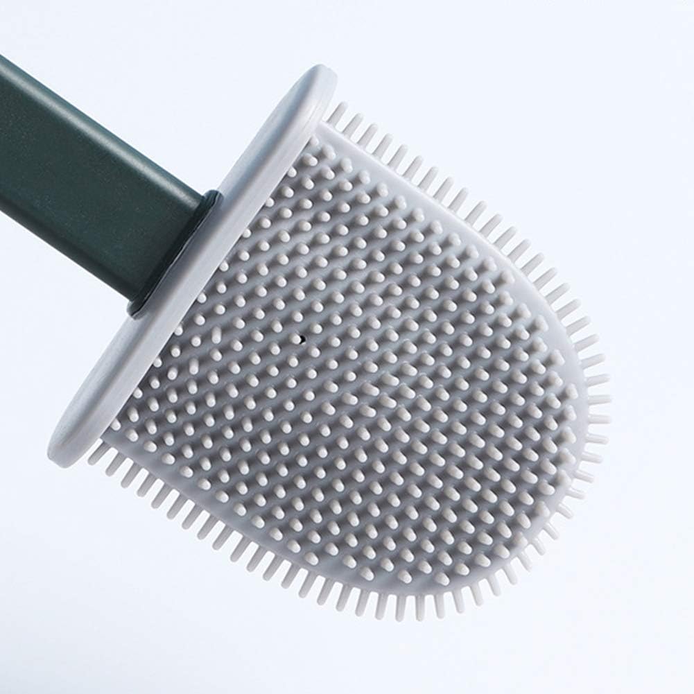 Leying Toilet Brush and Holder Set Green
