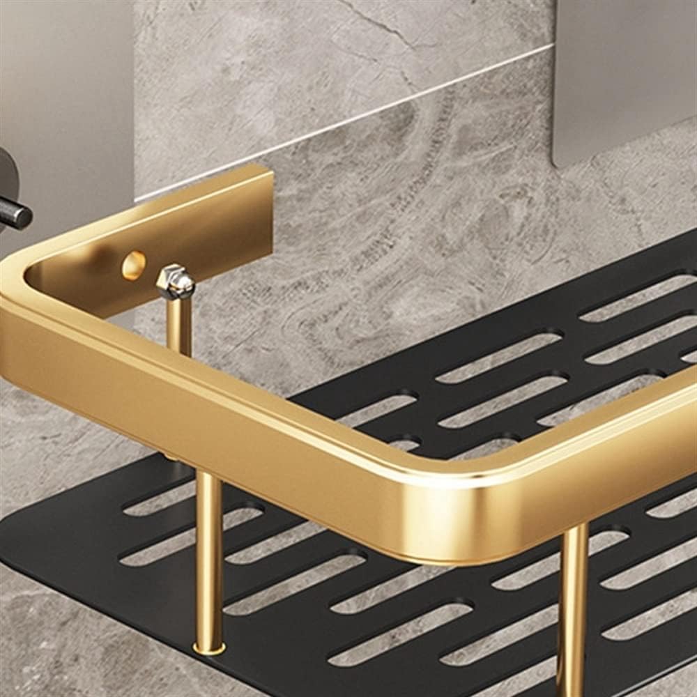 ANNBKA Shower Caddy 30cm No-Drill Corner Shelf Organizer