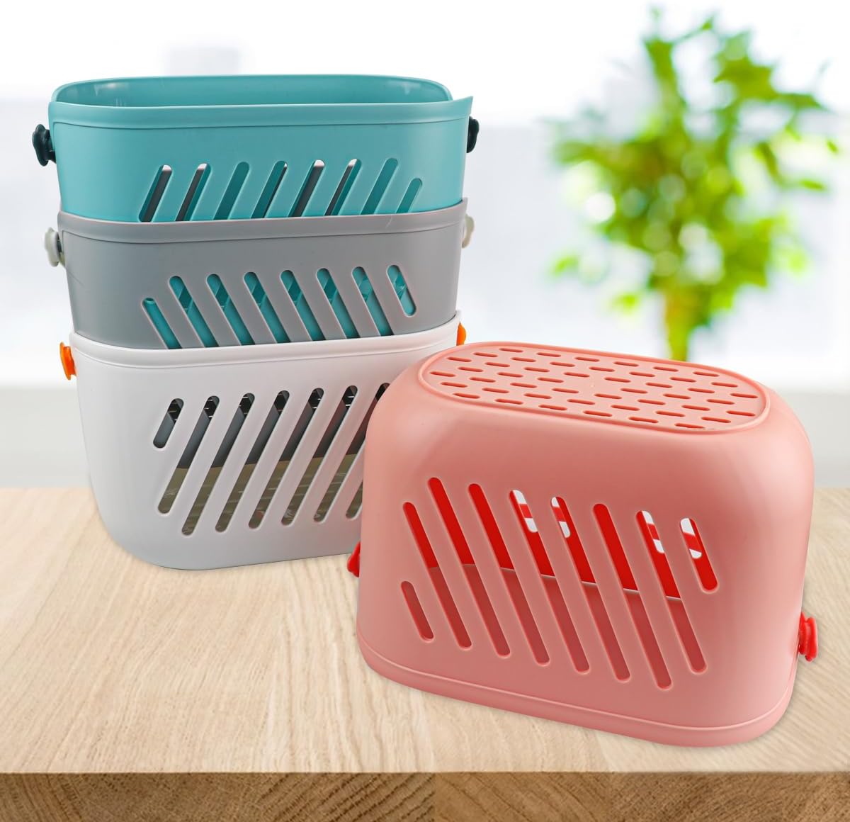 LNQ LUNIQI Hanging Shower Caddy with Hook and Storage Basket