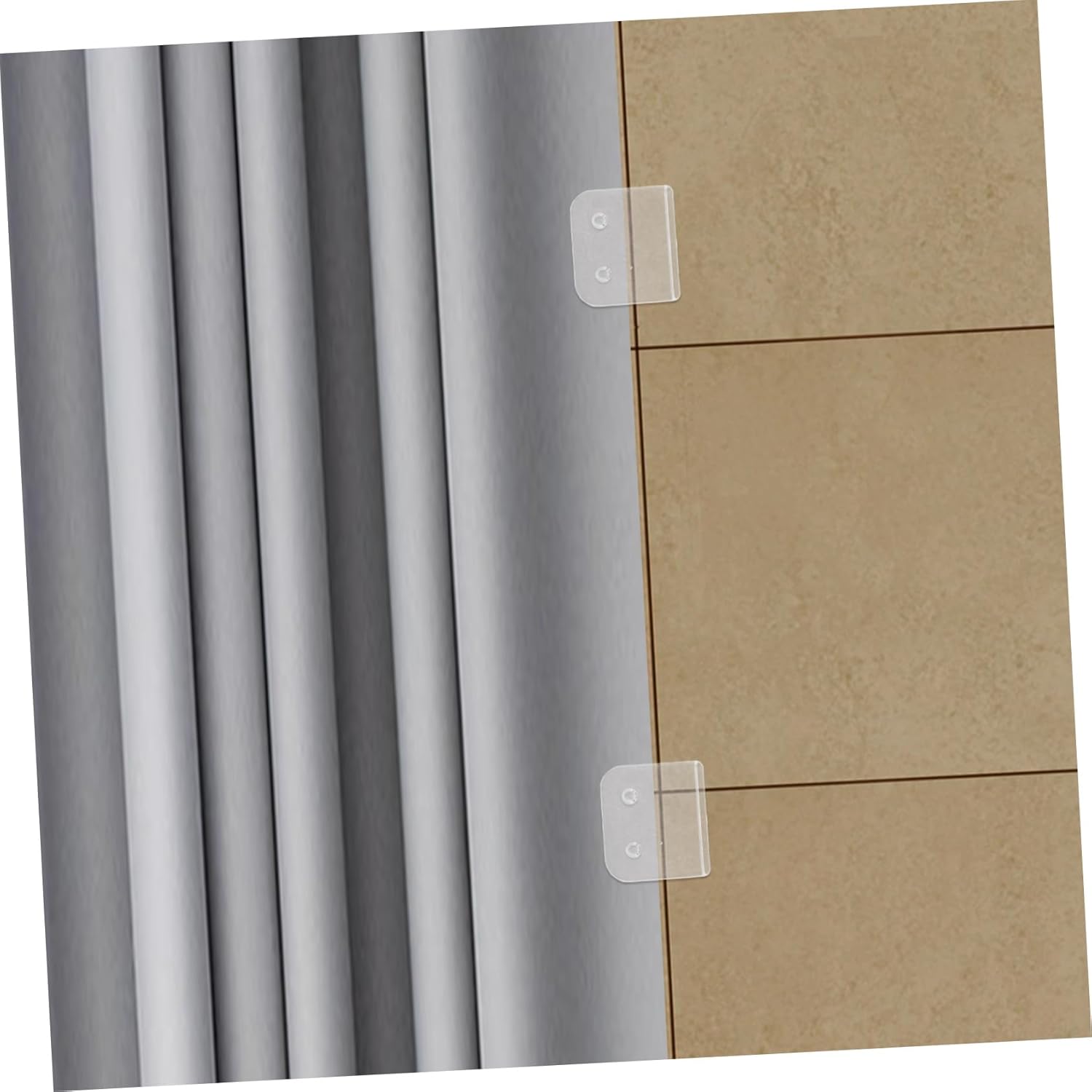 MAGICLULU No Drilling Shower Splash Clips for Curtain and Water Guard