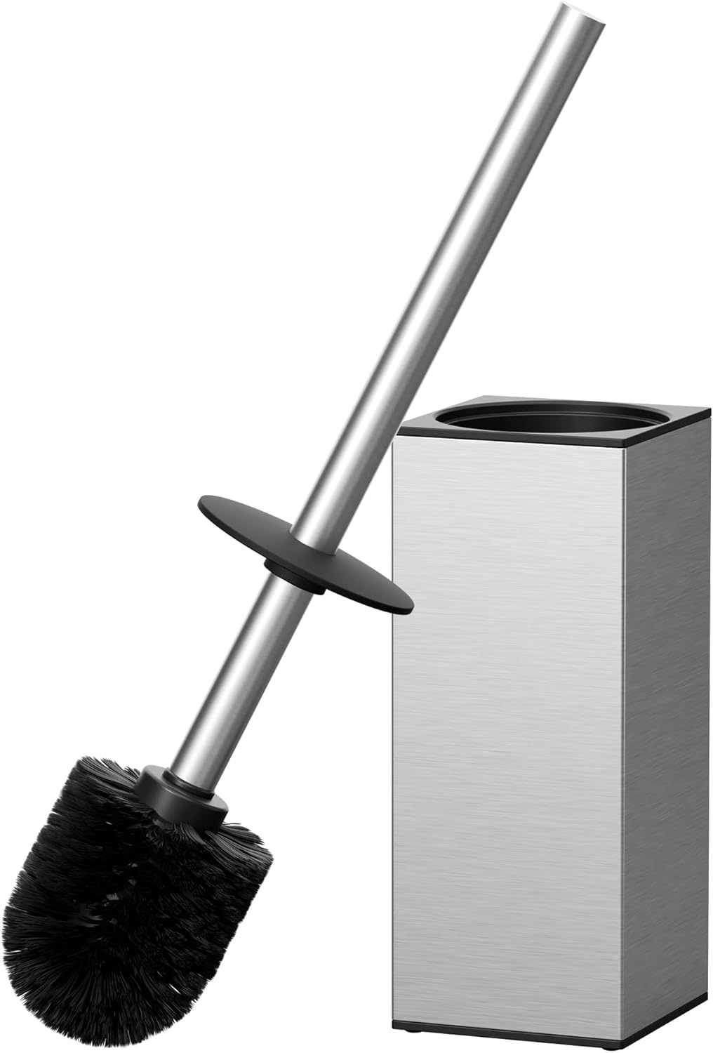 FORIOUS Toilet Brush and Holder Set with 2 Brush Heads