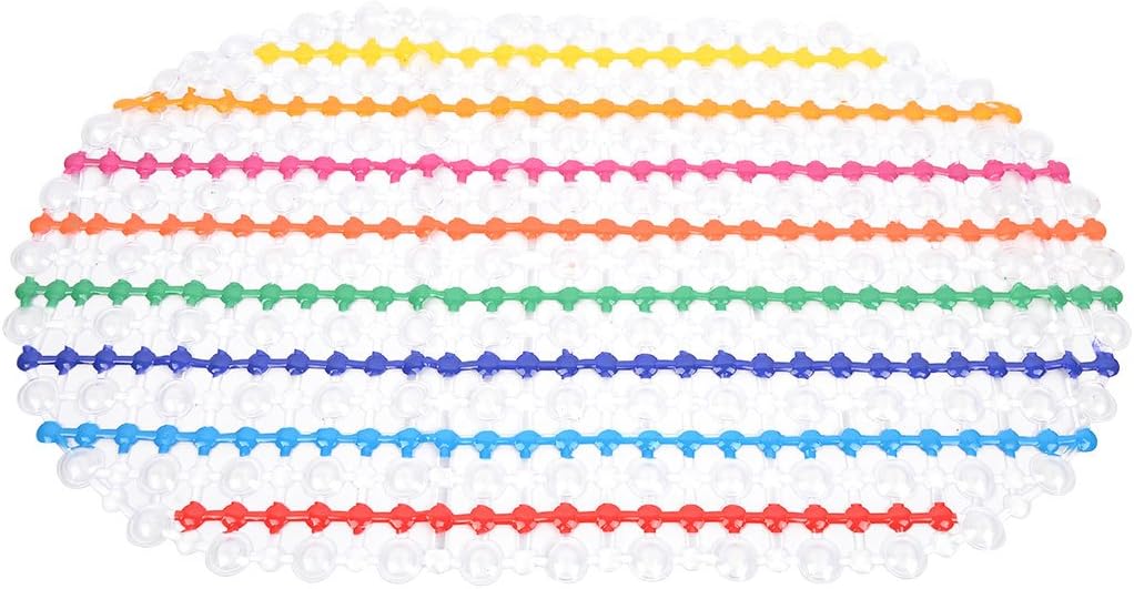 Qtqgoitem Rubber Bathtub Resistant Suction Cup Mat