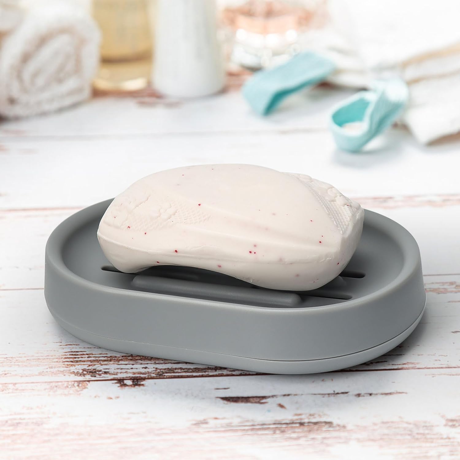 Topsky 2 Pack Soap Dishes with Drip Tray 1