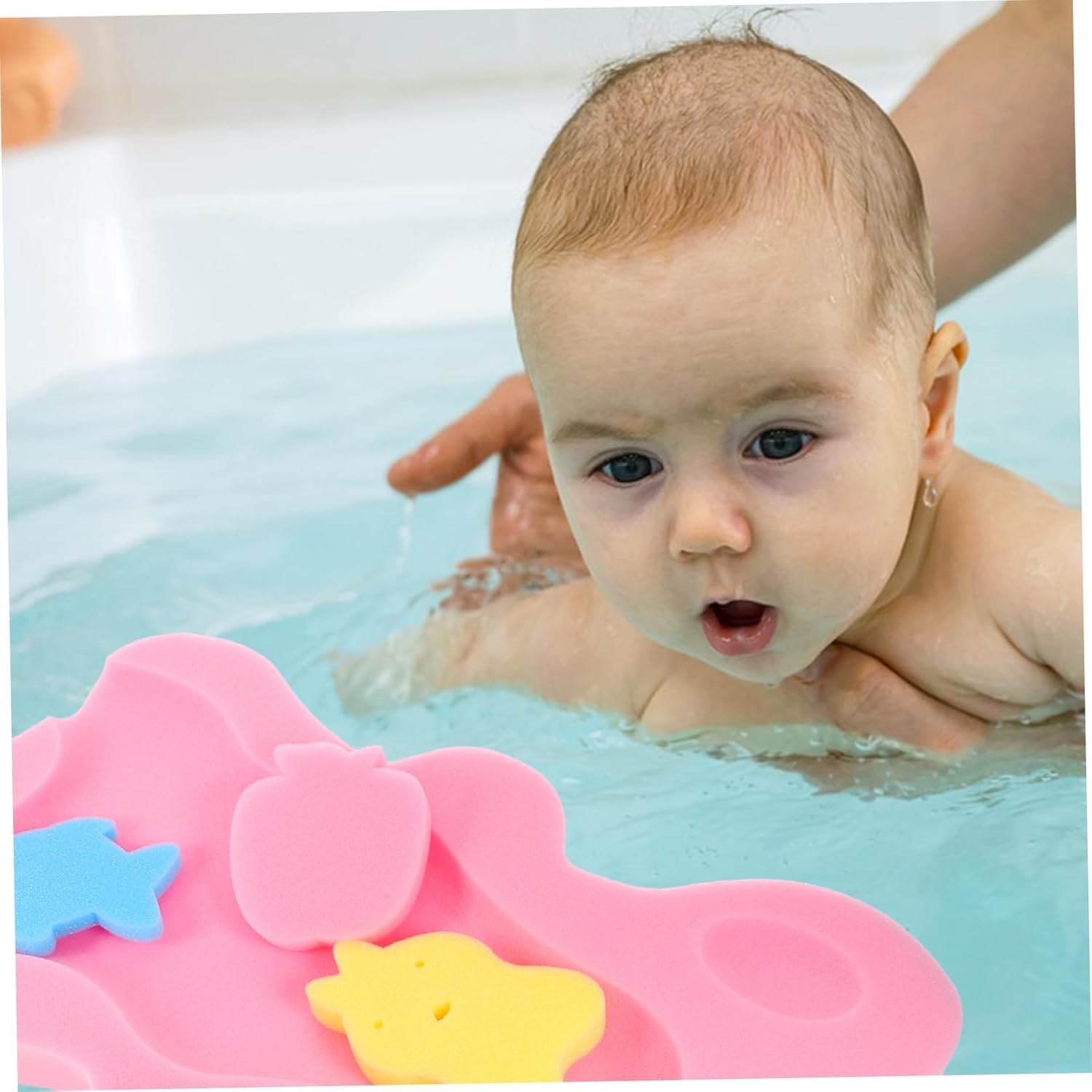 GALPADA Non-Slip Bath Cushion Mat for Newborn