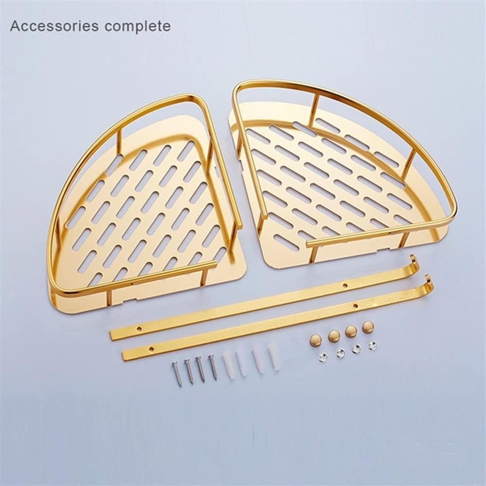 ANNBKA Gold Shower Caddy Wall Mounted Organizer