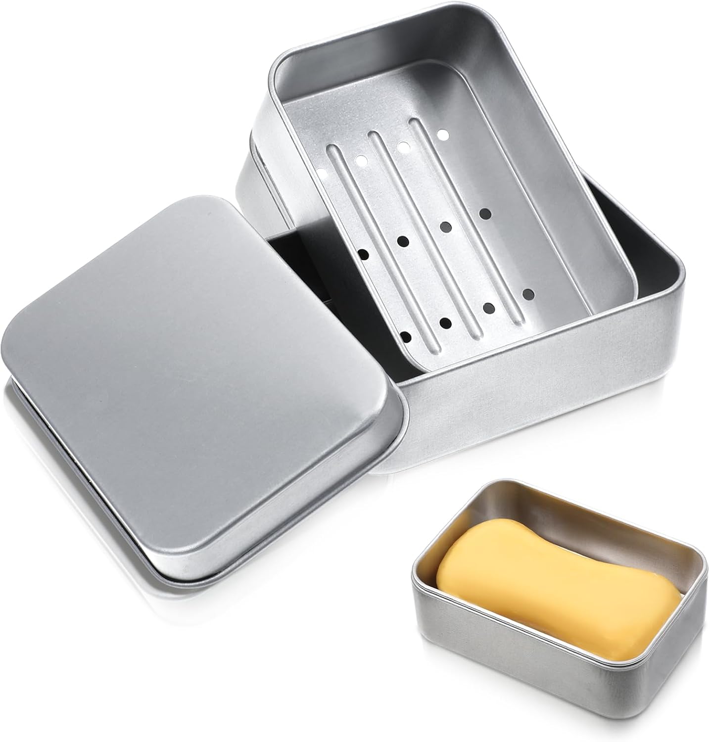 Piriuuo Travel Soap Container with Lid