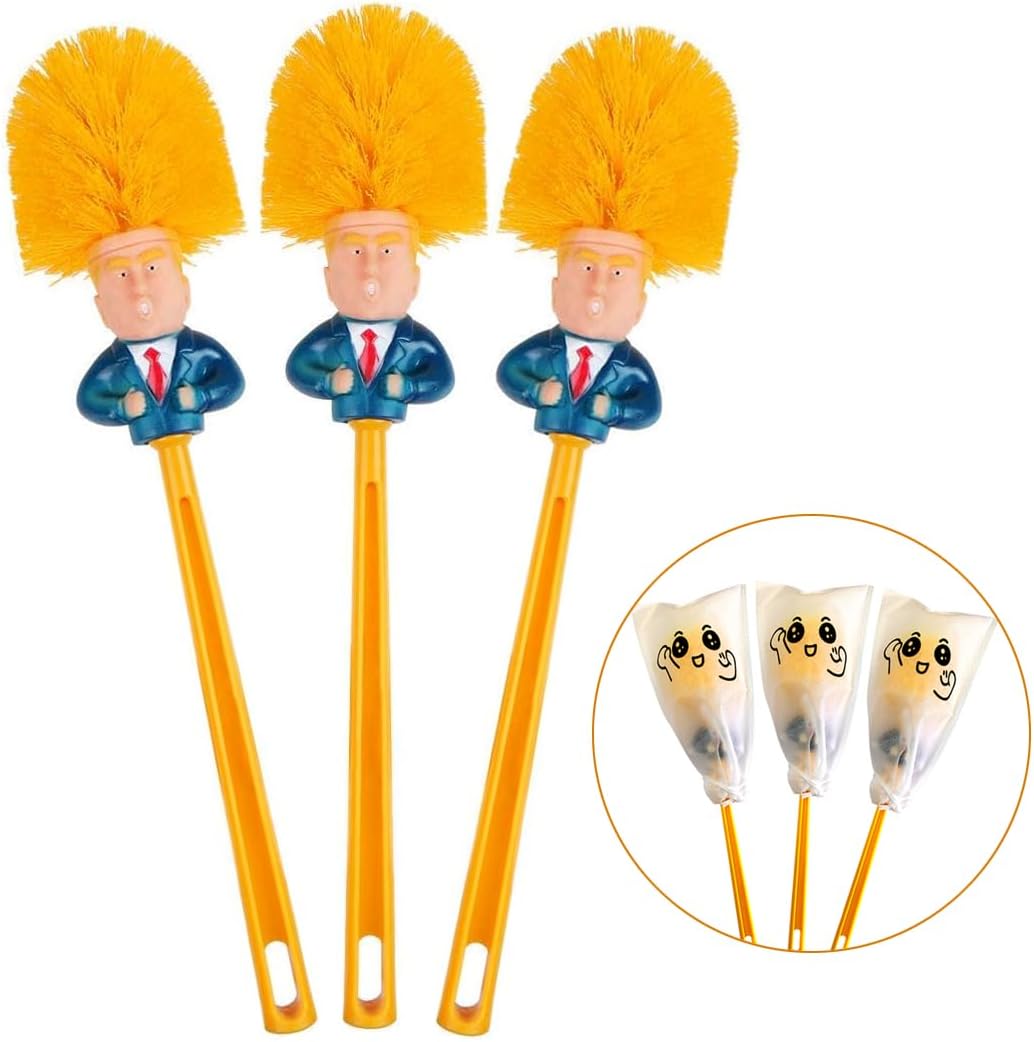3pcs Toilet Brush Funny Bathroom Cleaning Tools