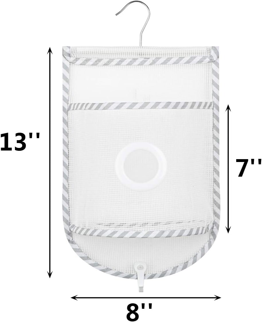 ALYER Small Hanging Mesh Shower Caddy with Rotatable Hanger
