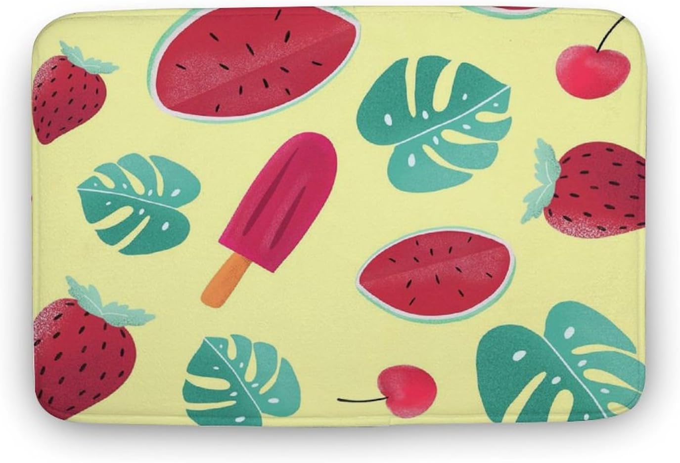 Watermelon Non-Slip Bathtub Mat 16x24 Inch
