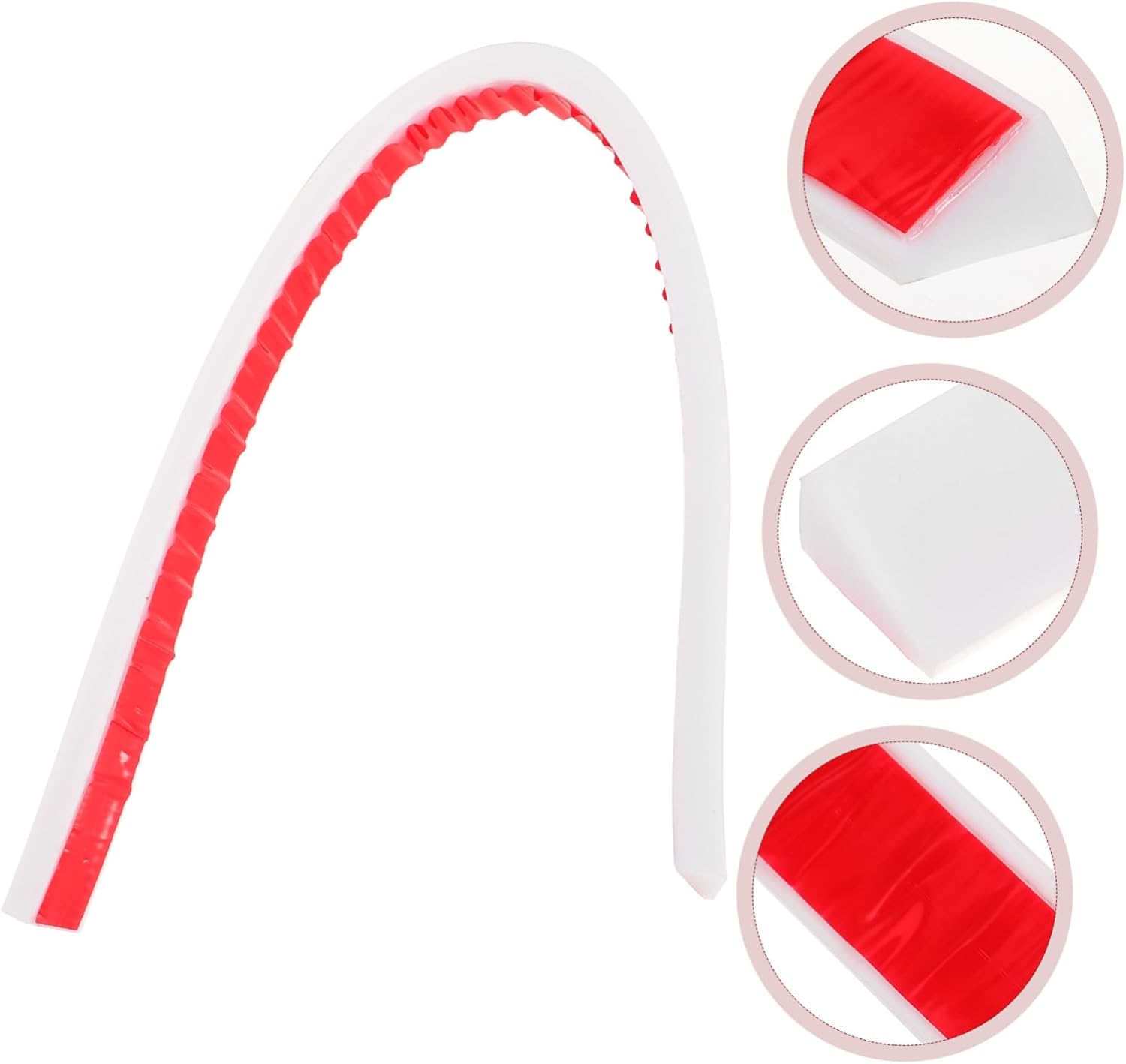 Veemoon Bathtub Splash Guard 50cm White Shower Water Barrier