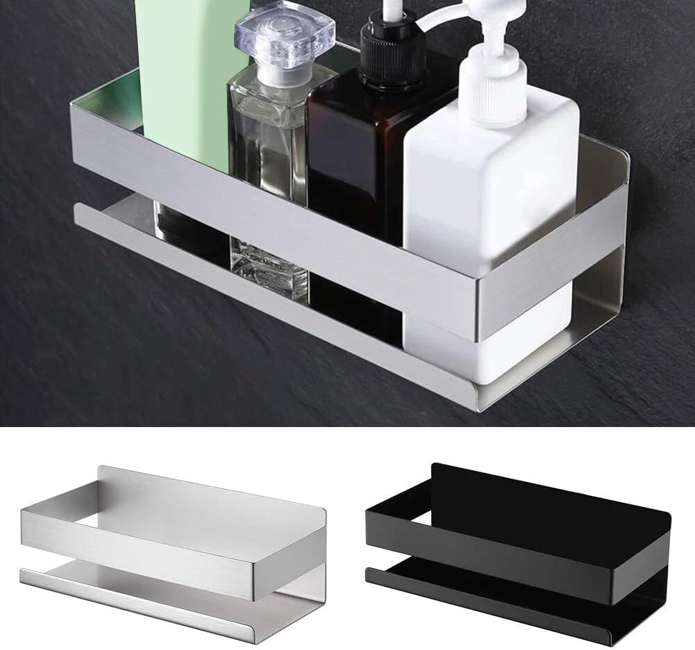 BAHELS Shower Caddy Organizer Wall Mounted Adhesive Stainless Steel