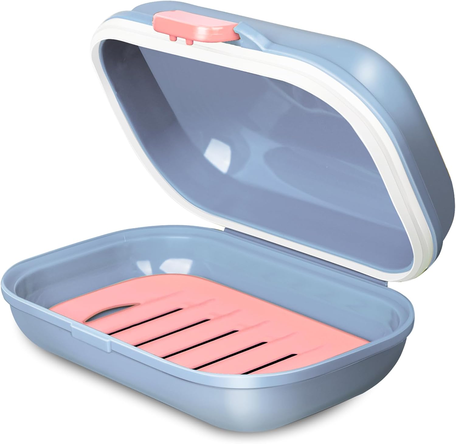 Travel Soap Case with Leakproof Lid and Drainage Tray 1