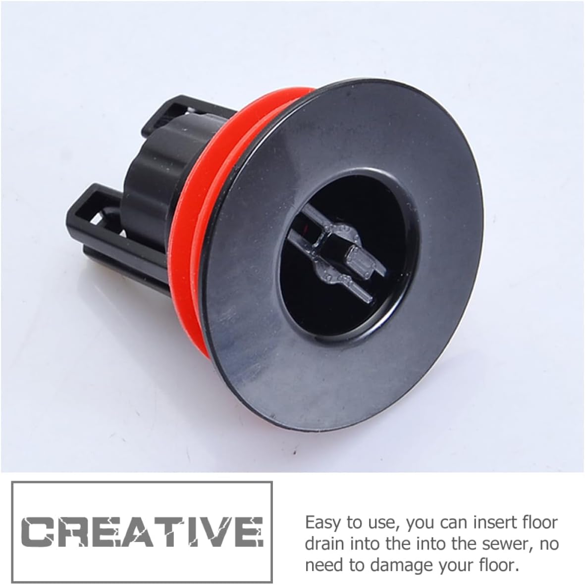 POPETPOP Shower Drain Hair Catcher with Magnetic Lid