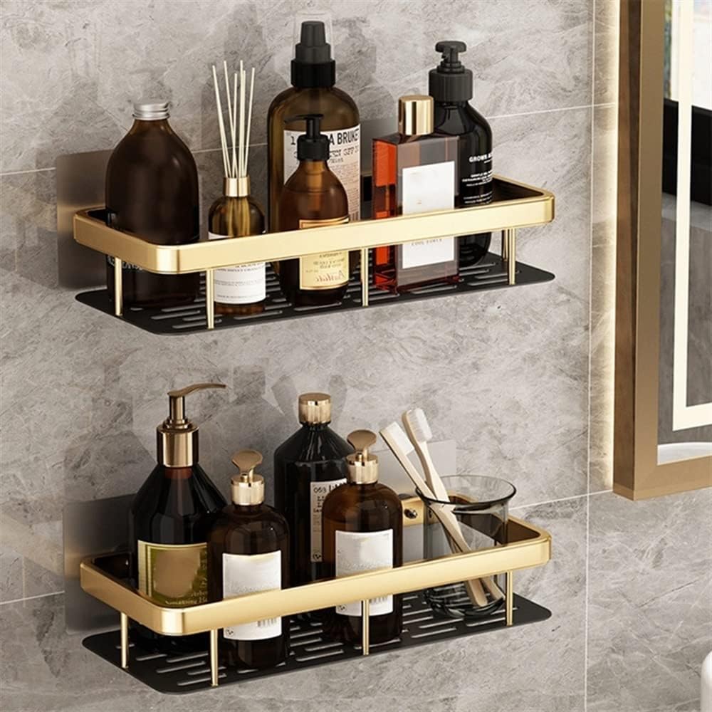 ANNBKA Shower Caddy 30cm No-Drill Corner Shelf Organizer