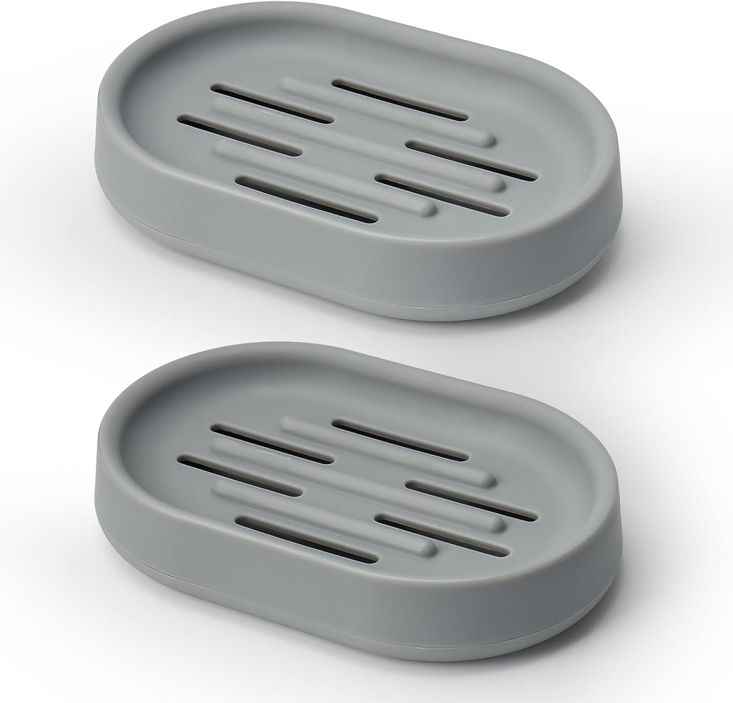 Topsky 2 Pack Soap Dishes with Drip Tray 1