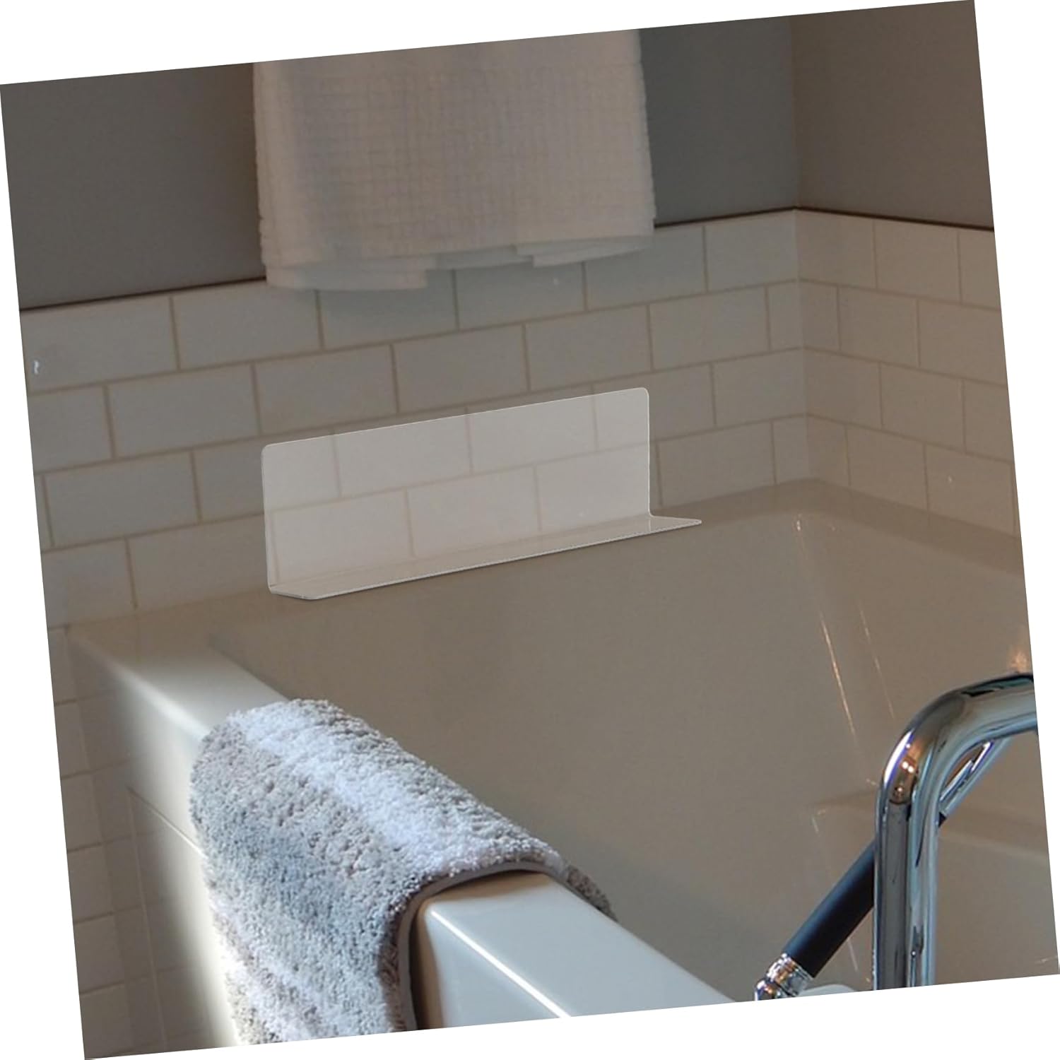 Zerodeko Tub Corner Water Barrier - Easy Install and Low Maintenance
