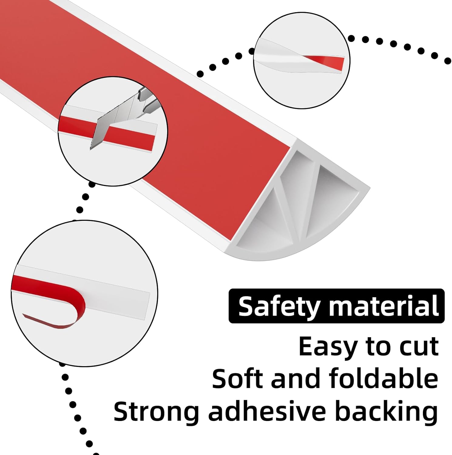 KNEELISA 39 Inch Collapsible Shower Water Barrier