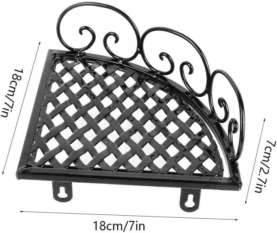 Shower Caddy Iron Art Triangle Wall Mount Storage Rack