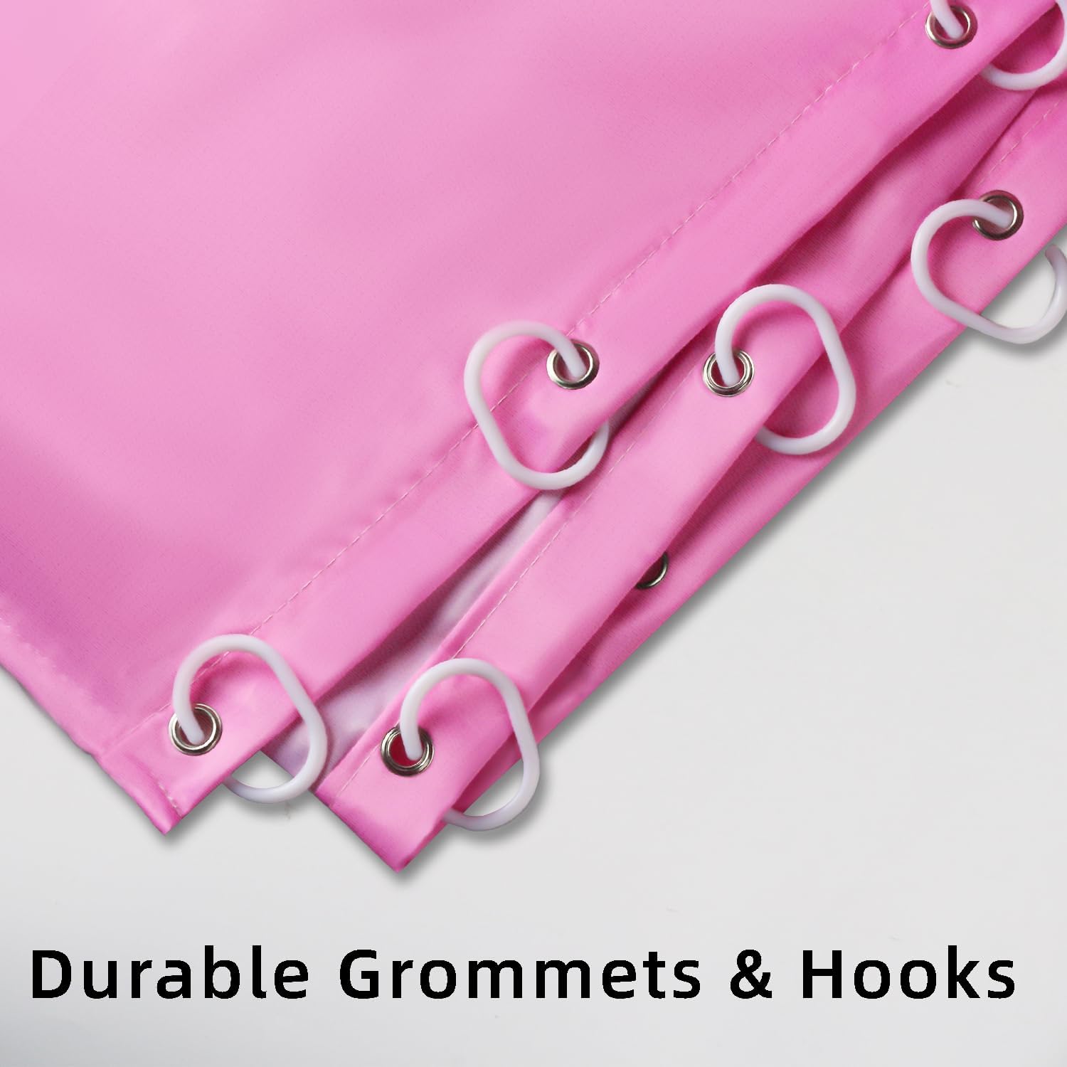 Hongma Pink Get Naked Shower Curtain 72x84 Inch 1
