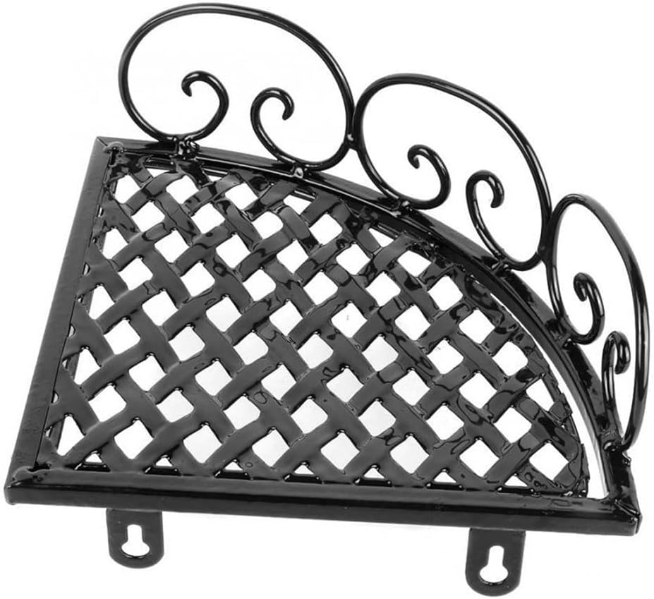 Shower Caddy Iron Art Triangle Wall Mount Storage Rack