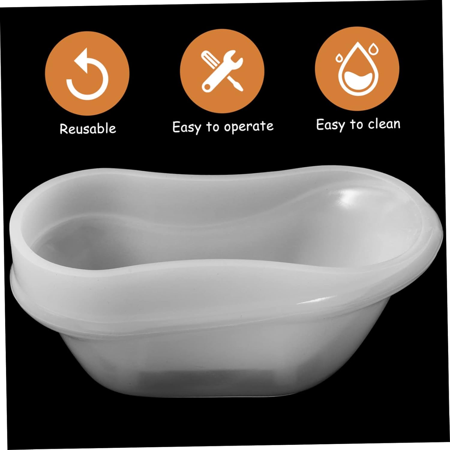 OHPHCALL 2 Sets DIY Bathtub Silicone Molds