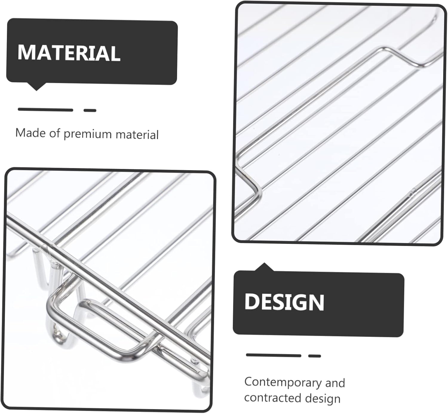 COSMEVIVI Stainless Steel Wall Mounted Shower Caddy