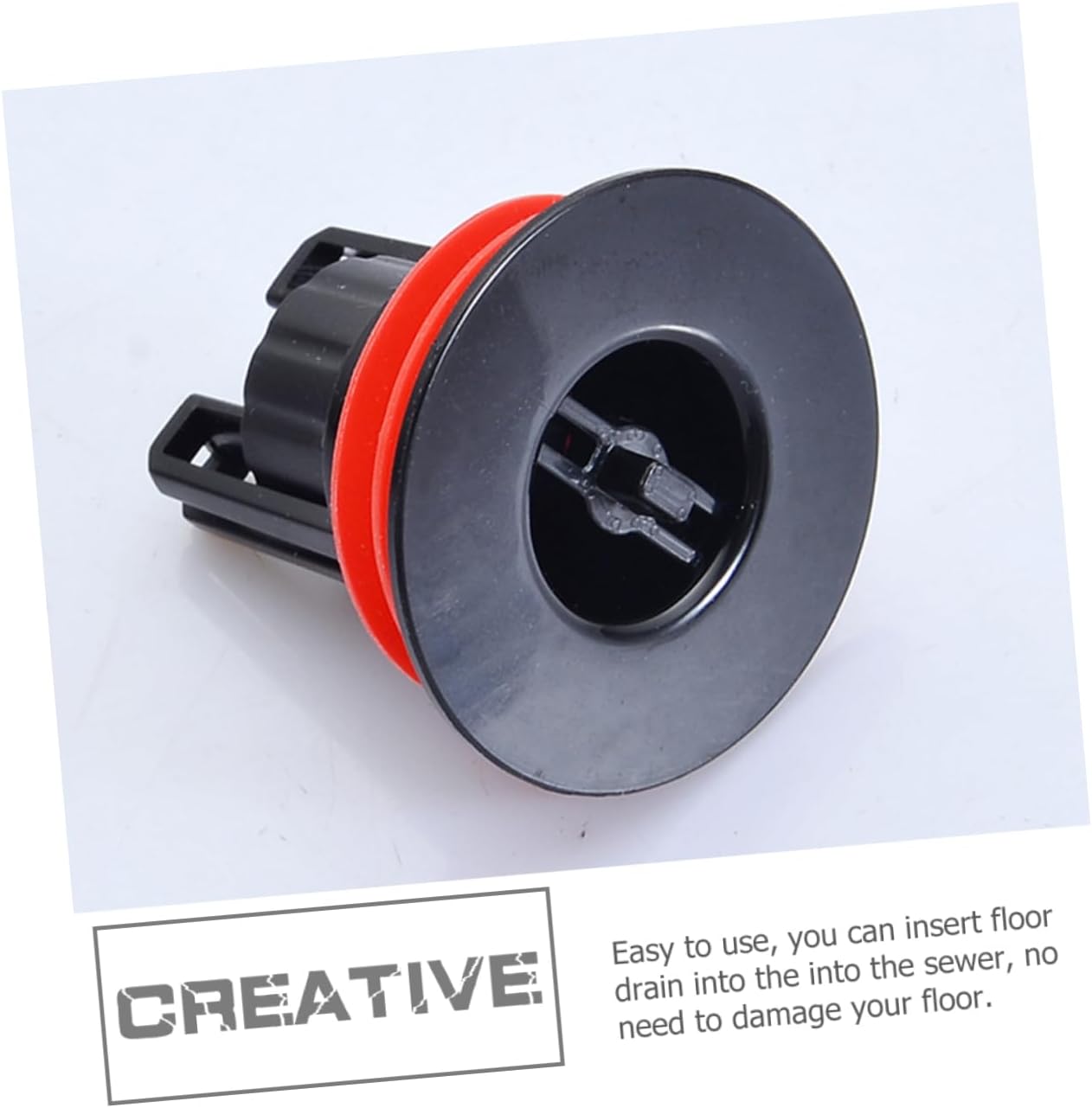 DIYEAH Magnetic Shower Floor Drain Cover Odor-Proof Hair Catcher