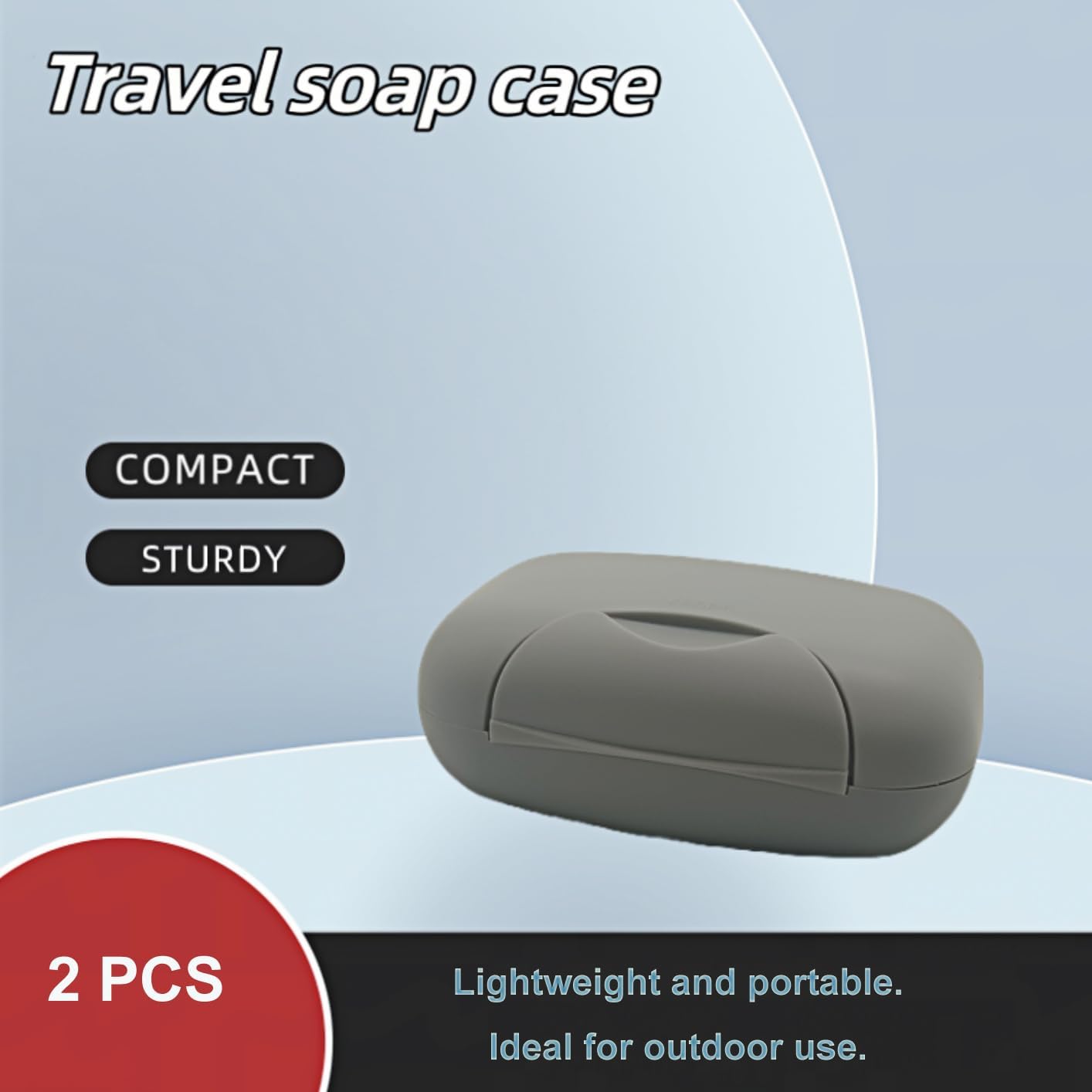 Vonpri Travel Soap Holder for Bathroom and Camping