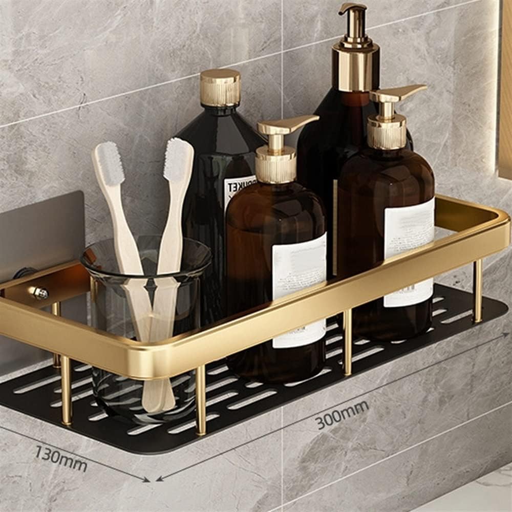 ANNBKA Shower Caddy 30cm No-Drill Corner Shelf Organizer