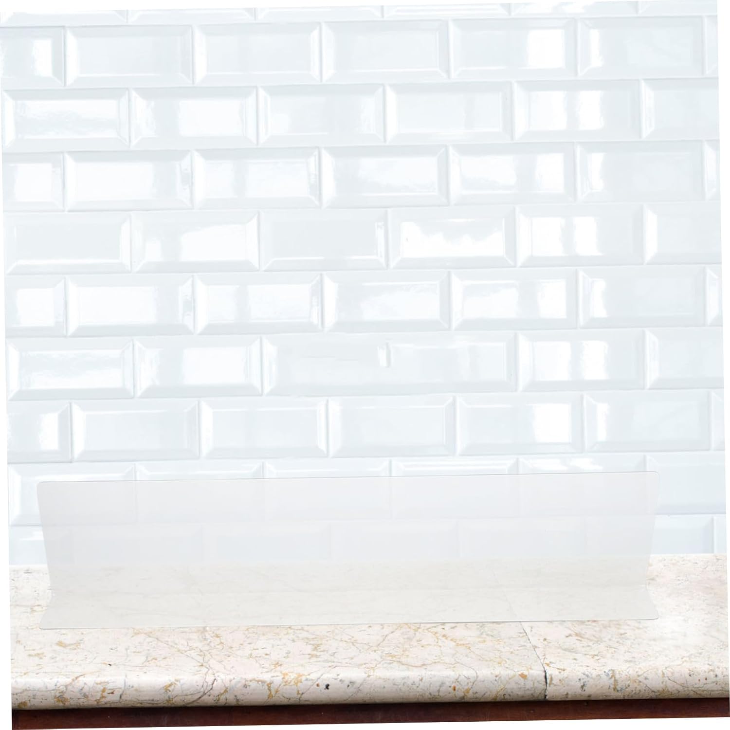 HOMSFOU Bathtub Corner Splash Guard Water Barrier