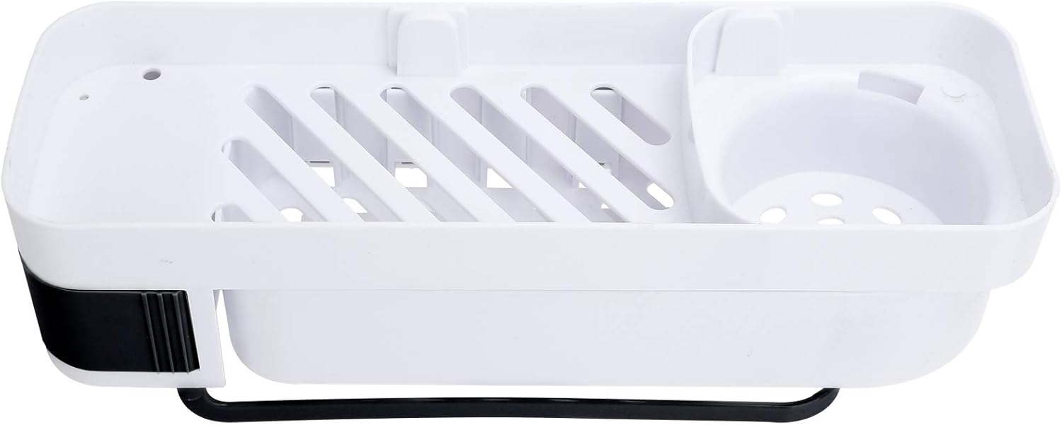 DriKou 180-Degree Rotatable Bathroom Corner Shelf