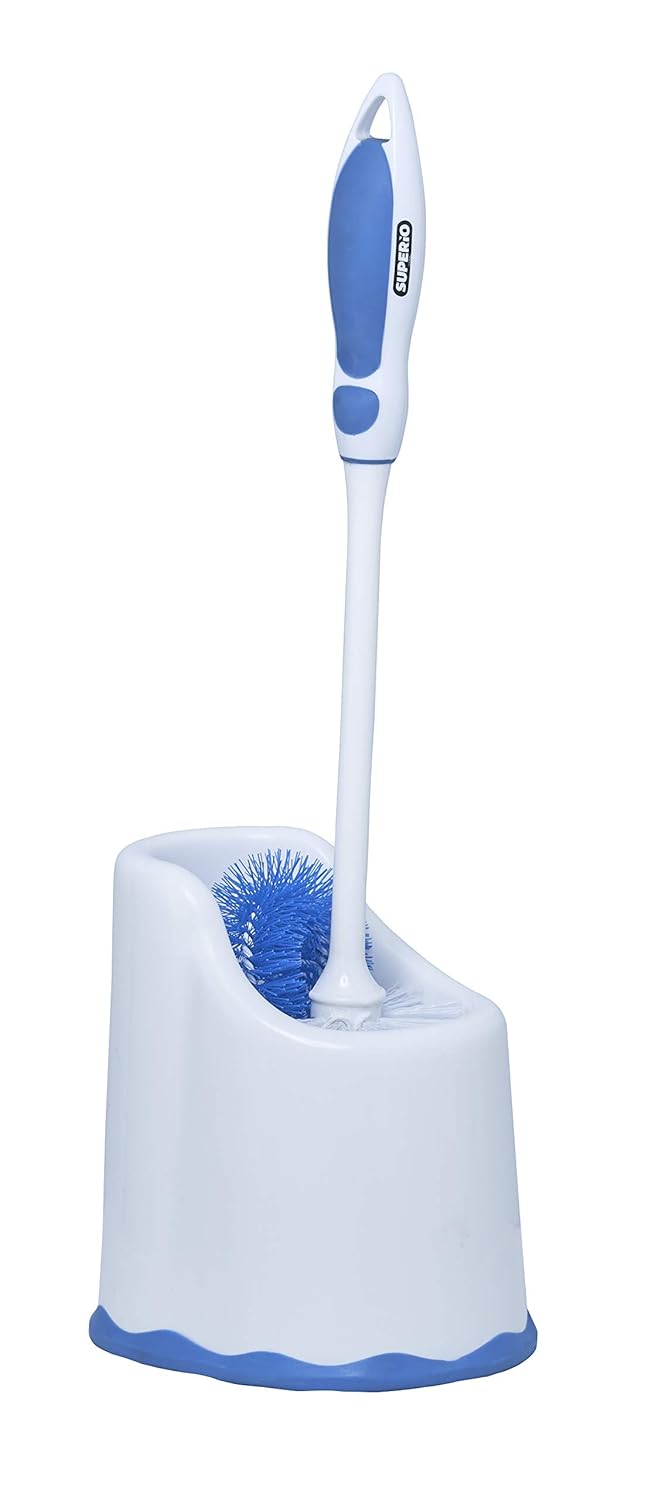 Superio Toilet Brush and Holder Set with Storage Caddy