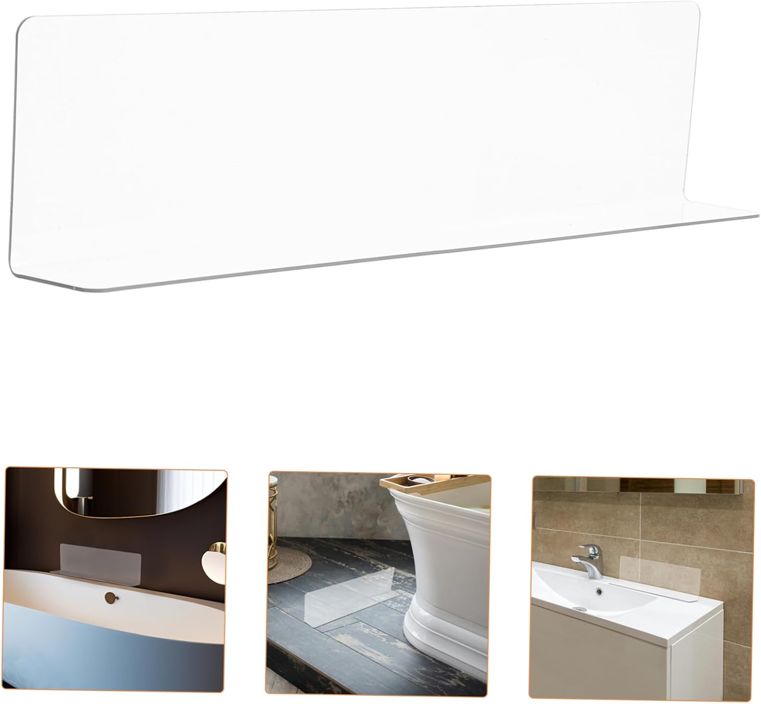 Ciieeo Bathtub Water Guard Anti-Splash Barrier