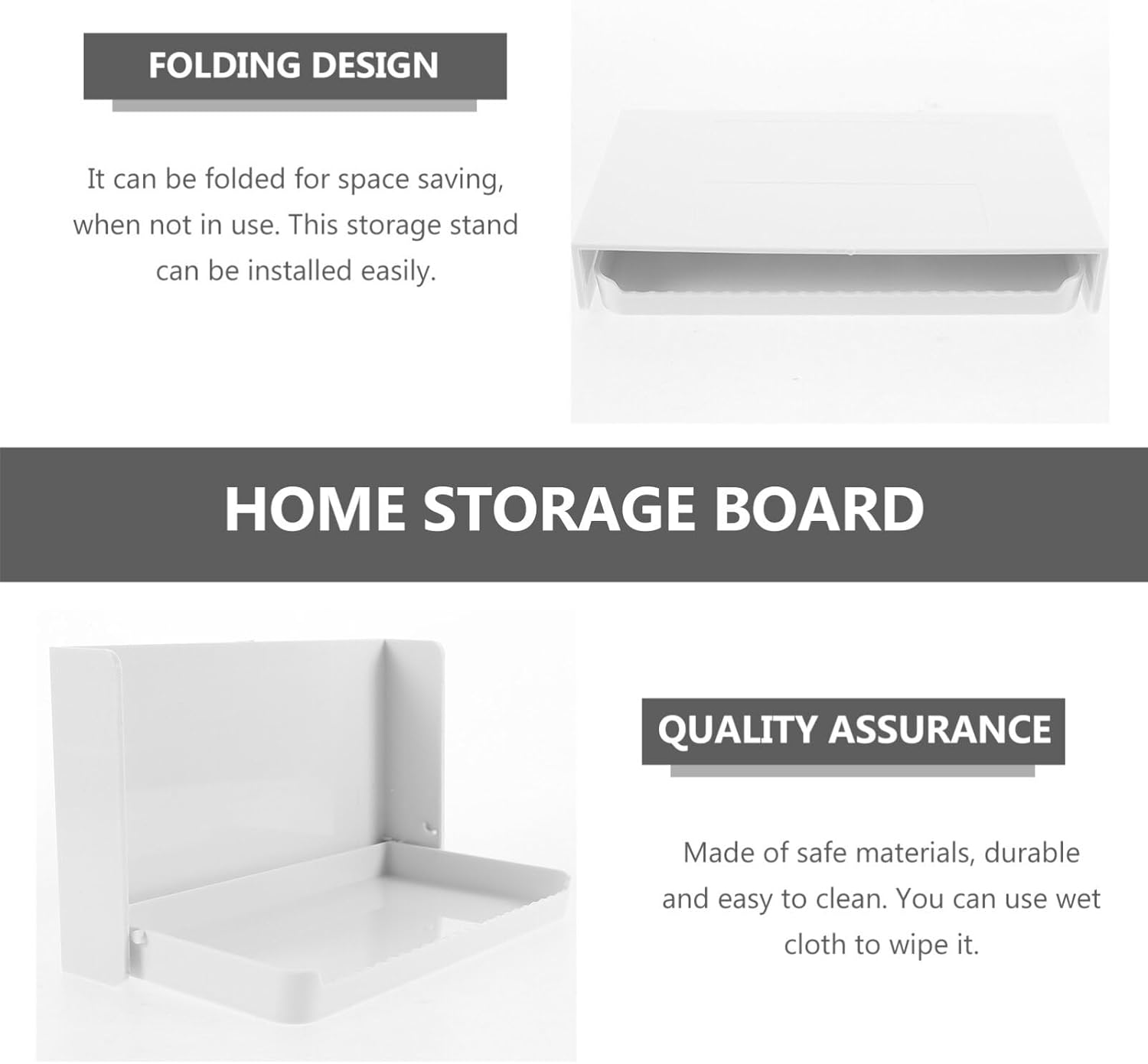 MARURY Foldable Gumball Lottery Shelf for Bathroom Kitchen