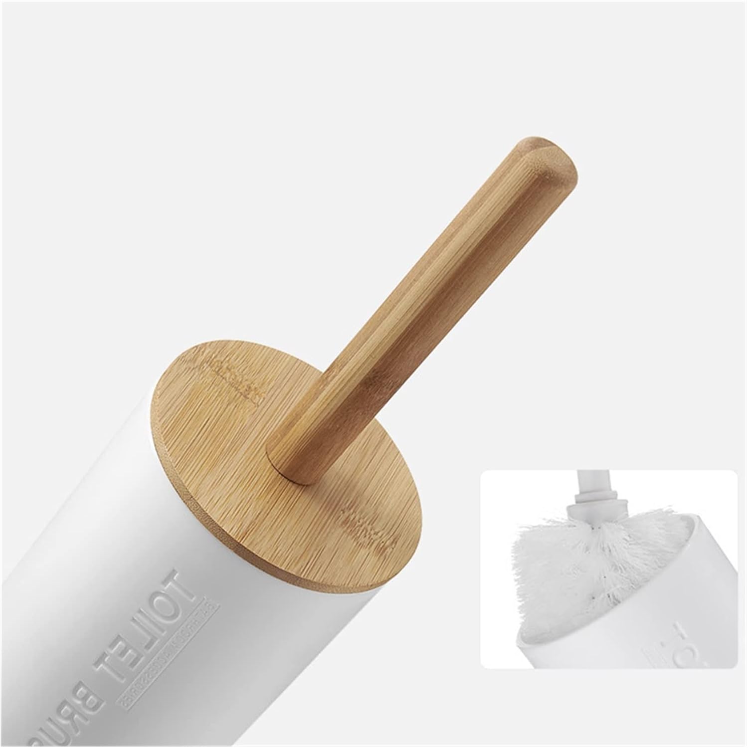 INPETS Toilet Brush Set with Base Holder