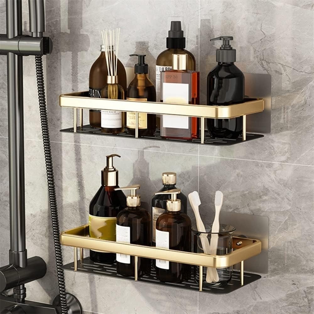 ANNBKA Shower Caddy 30cm No-Drill Corner Shelf Organizer