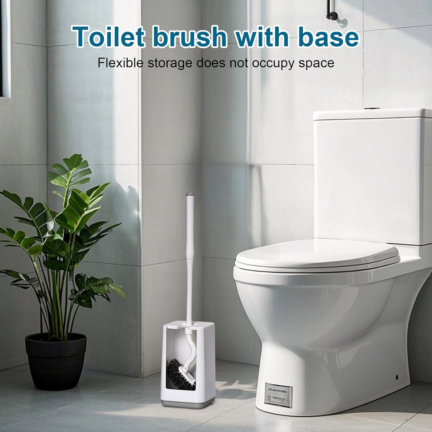 BKCOYSJ Toilet Brush Set 3 Pack with Holder 1